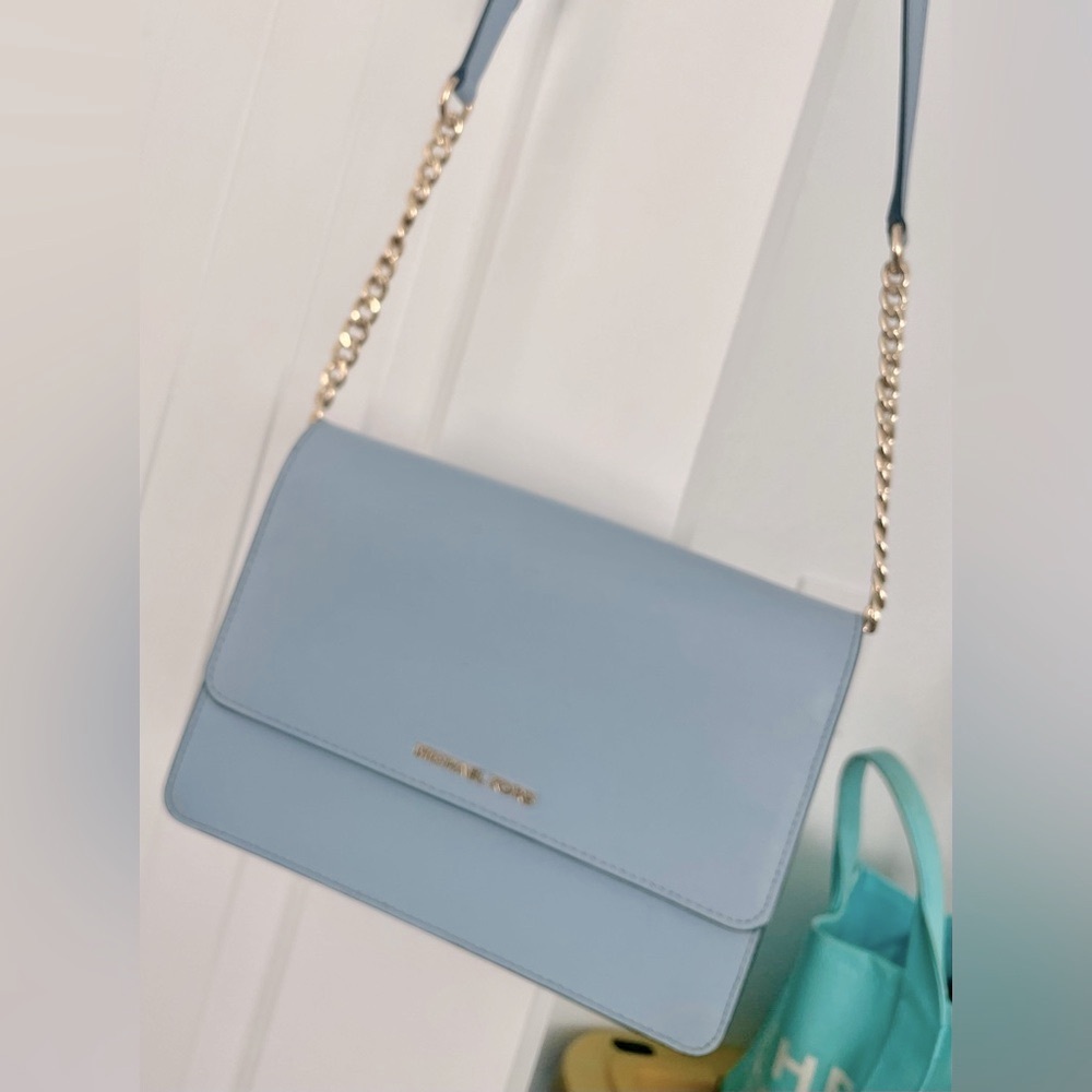 Michael Kors Baby Blue Crossover Bag